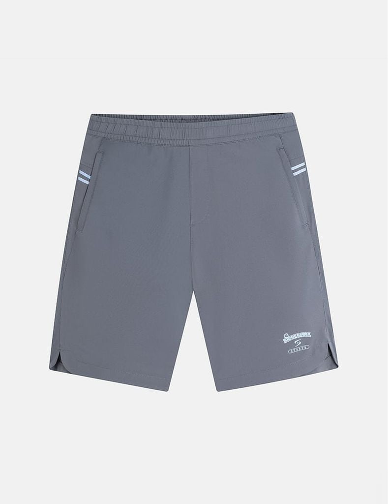 Quần short gió cạp chun in 2 bên sườn nam