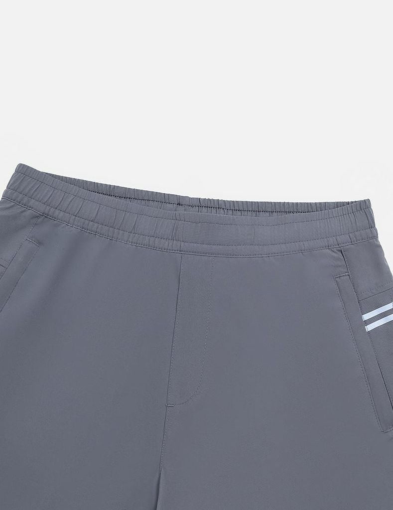 Quần short gió cạp chun in 2 bên sườn nam