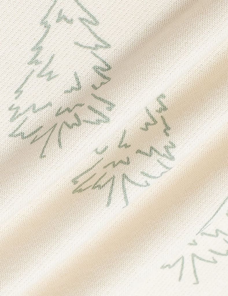 Áo nỉ cổ tròn trẻ em in họa tiết