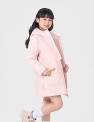 Áo phao chần bông trẻ em dáng dài