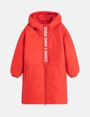 Áo phao chần bông trẻ em dáng dài