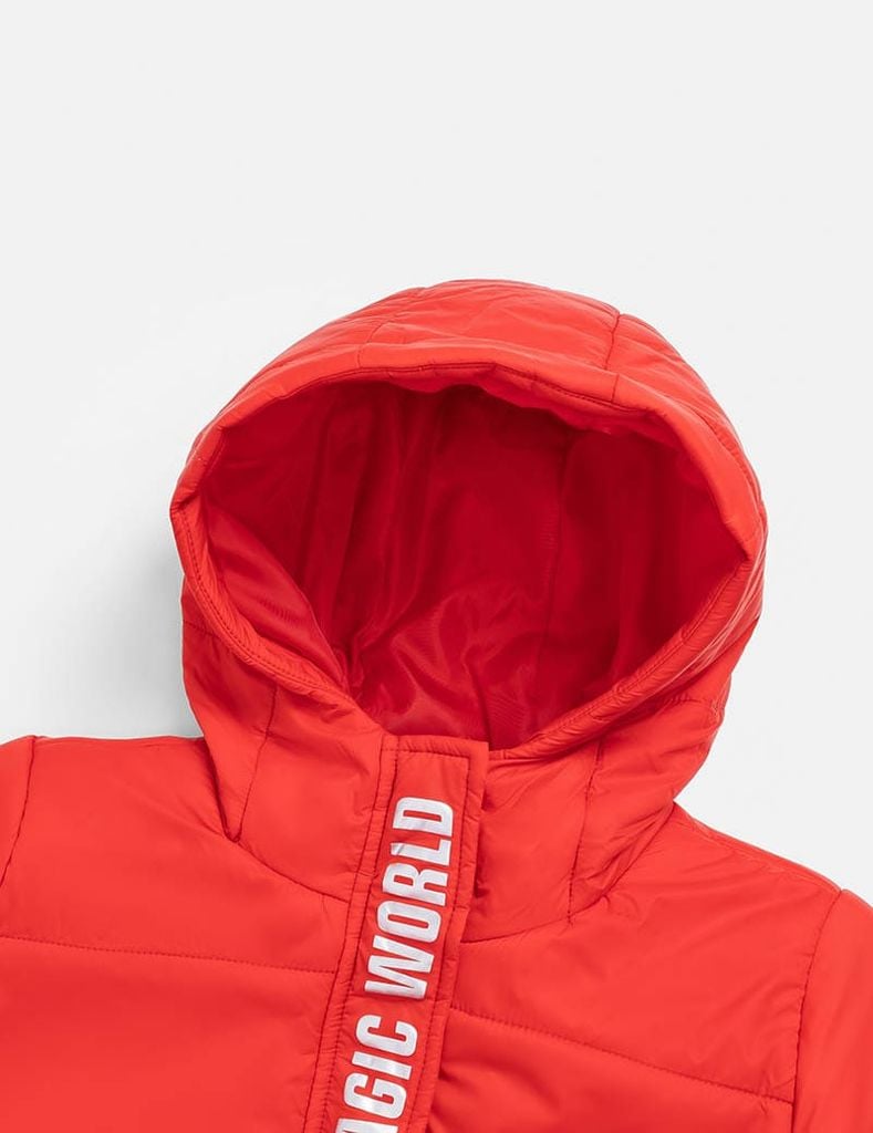 Áo phao chần bông trẻ em dáng dài