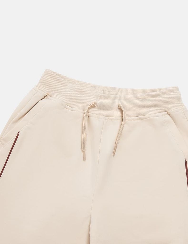 Bộ nỉ cổ tròn trẻ em hình in trước ngực