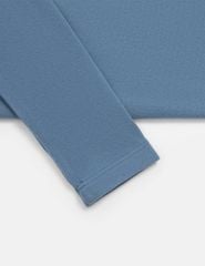 Bộ đồ giữ nhiệt cổ cao trẻ em hình in trước ngực