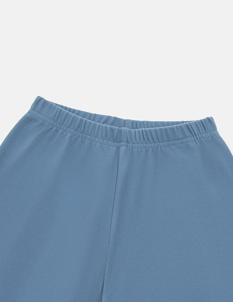 Bộ đồ giữ nhiệt cổ cao trẻ em hình in trước ngực