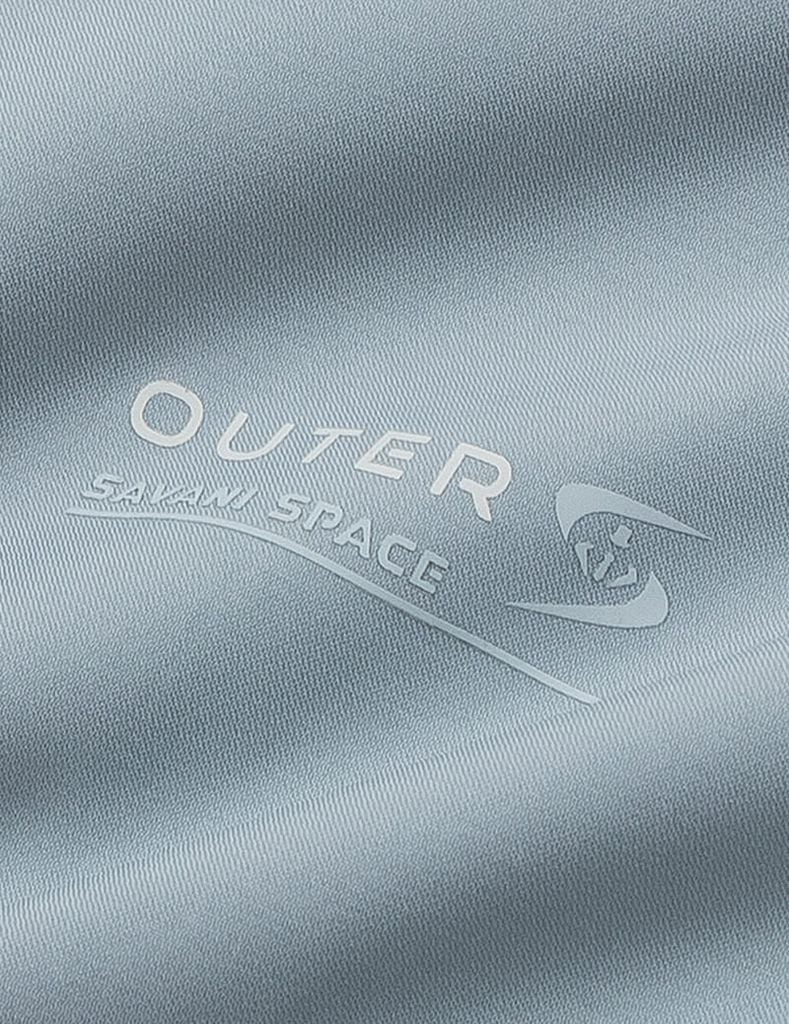 Áo gió có mũ trẻ em ngực in logo phối 2 bên sườn