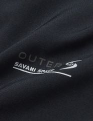 Áo gió có mũ trẻ em ngực in logo phối 2 bên sườn