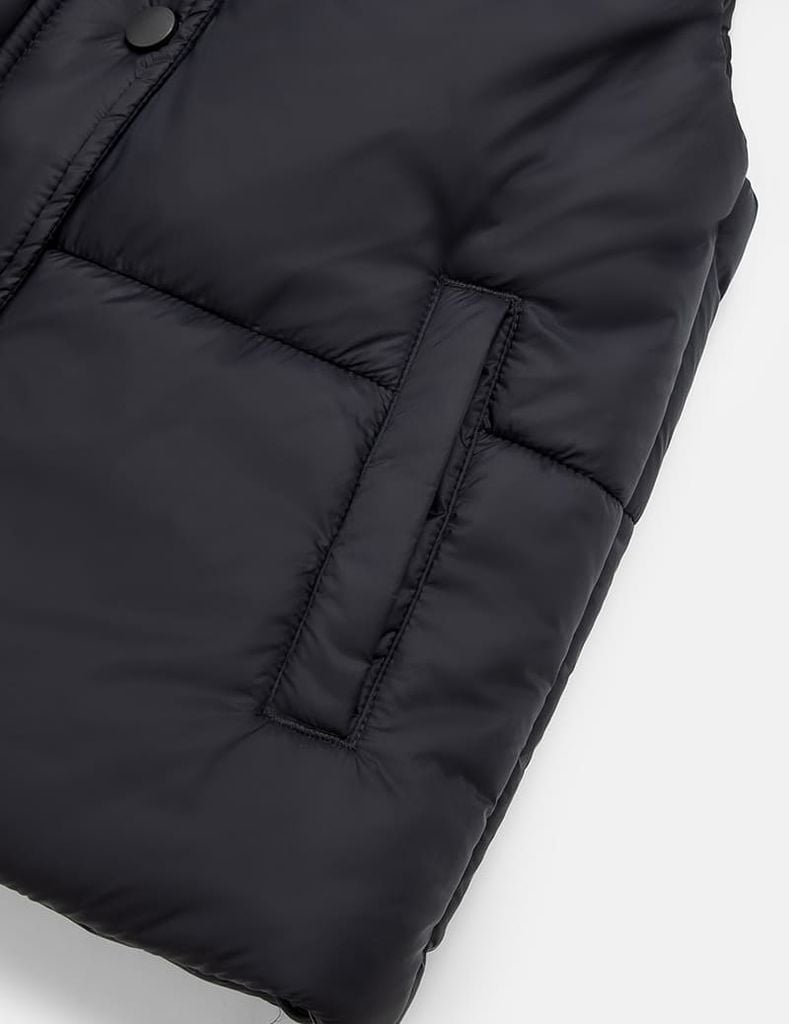 Áo phao gile trẻ em hình in trước ngực