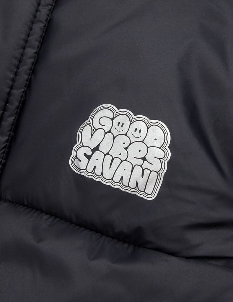 Áo phao gile trẻ em hình in trước ngực