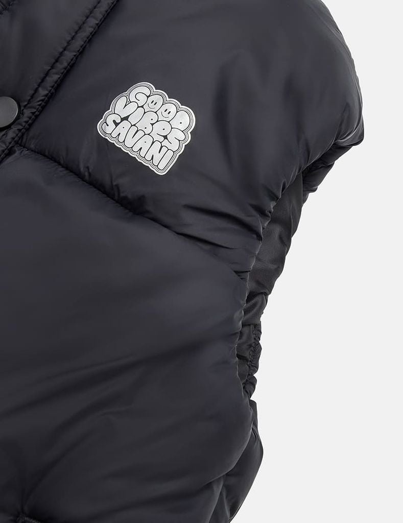 Áo phao gile trẻ em hình in trước ngực