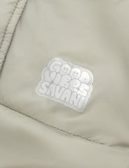 Áo phao gile trẻ em hình in trước ngực