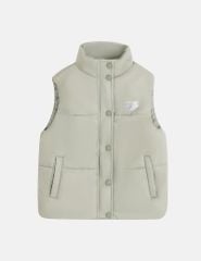 Áo phao gile trẻ em hình in trước ngực