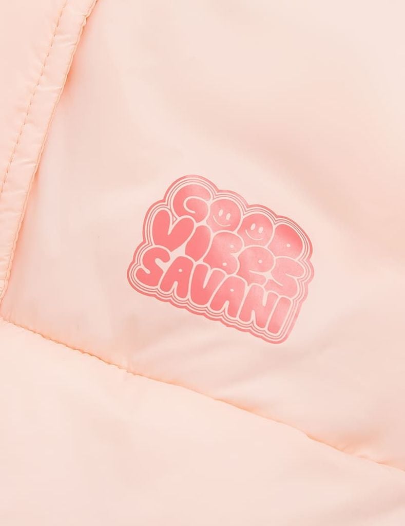 Áo phao gile trẻ em hình in trước ngực