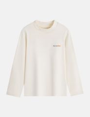 Áo nỉ cổ tròn bé trai hình in trước ngực