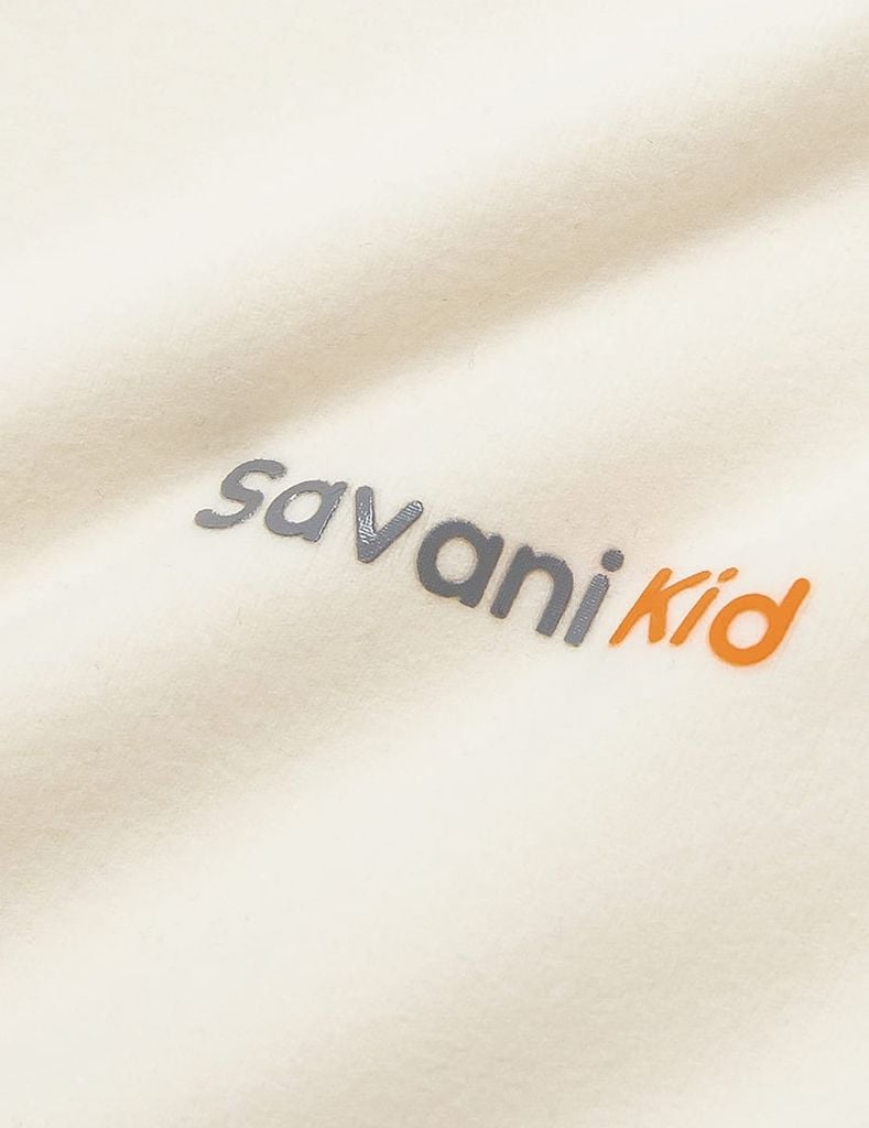 Áo nỉ cổ tròn bé trai hình in trước ngực