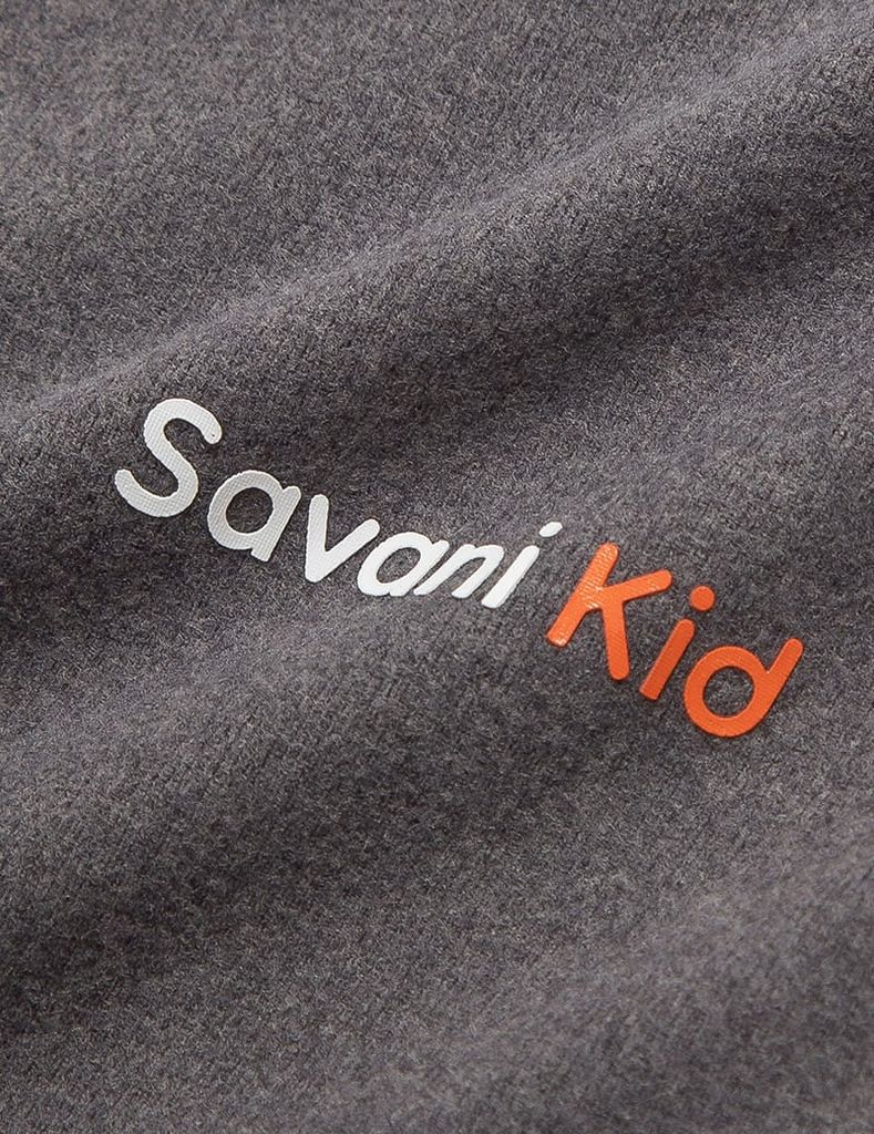 Áo nỉ cổ tròn bé trai hình in trước ngực