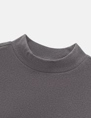 Áo nỉ cổ tròn bé trai hình in trước ngực