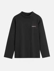 Áo nỉ cổ tròn bé trai hình in trước ngực