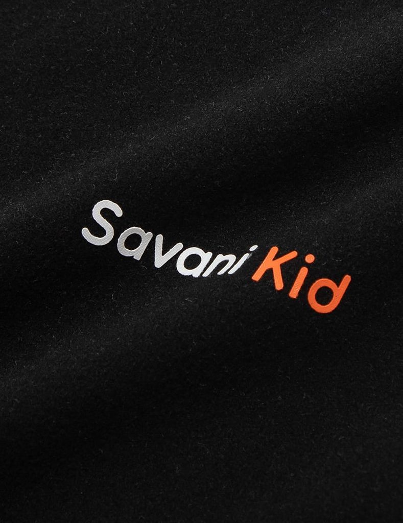 Áo nỉ cổ tròn bé trai hình in trước ngực