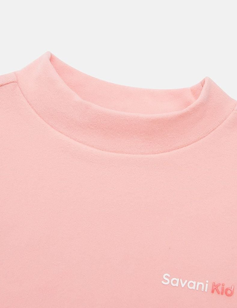 Áo nỉ cổ tròn bé trai hình in trước ngực