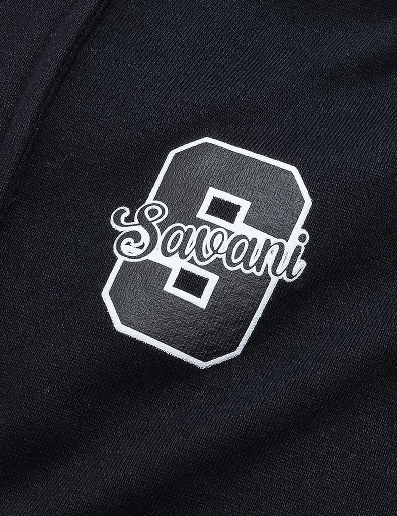 Áo khoác bomber trẻ em phối tay hình in trước ngực