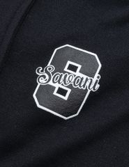 Áo khoác bomber trẻ em phối tay hình in trước ngực