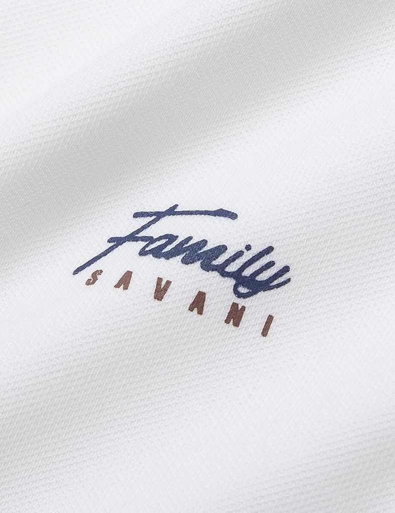 Áo polo trẻ em phối tay hình in trước ngực