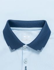 Áo polo trẻ em hình thêu ở nẹp cổ