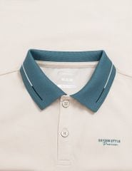 Áo polo trẻ em hình thêu trước ngực