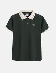 Áo polo trẻ em hình thêu trước ngực