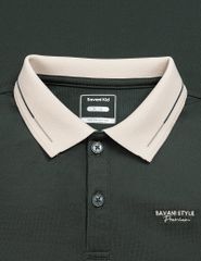 Áo polo trẻ em hình thêu trước ngực