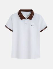 Áo polo trẻ em hình thêu trước ngực