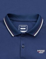 Áo polo ngắn tay trẻ em ngực thêu logo