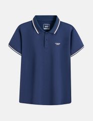 Áo polo ngắn tay trẻ em ngực thêu logo