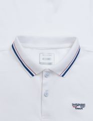 Áo polo ngắn tay trẻ em ngực thêu logo