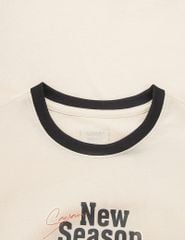 Áo thun ngắn tay cổ tròn trẻ em hình in trước ngực