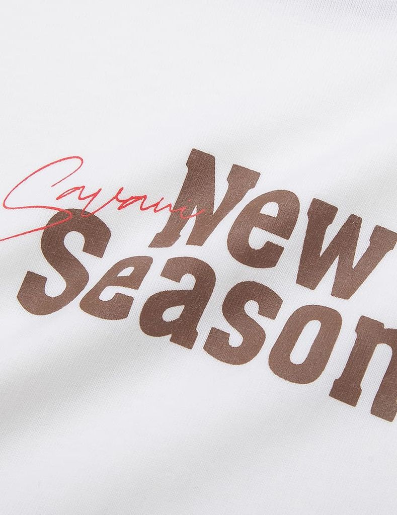 Áo thun ngắn tay cổ tròn trẻ em hình in trước ngực