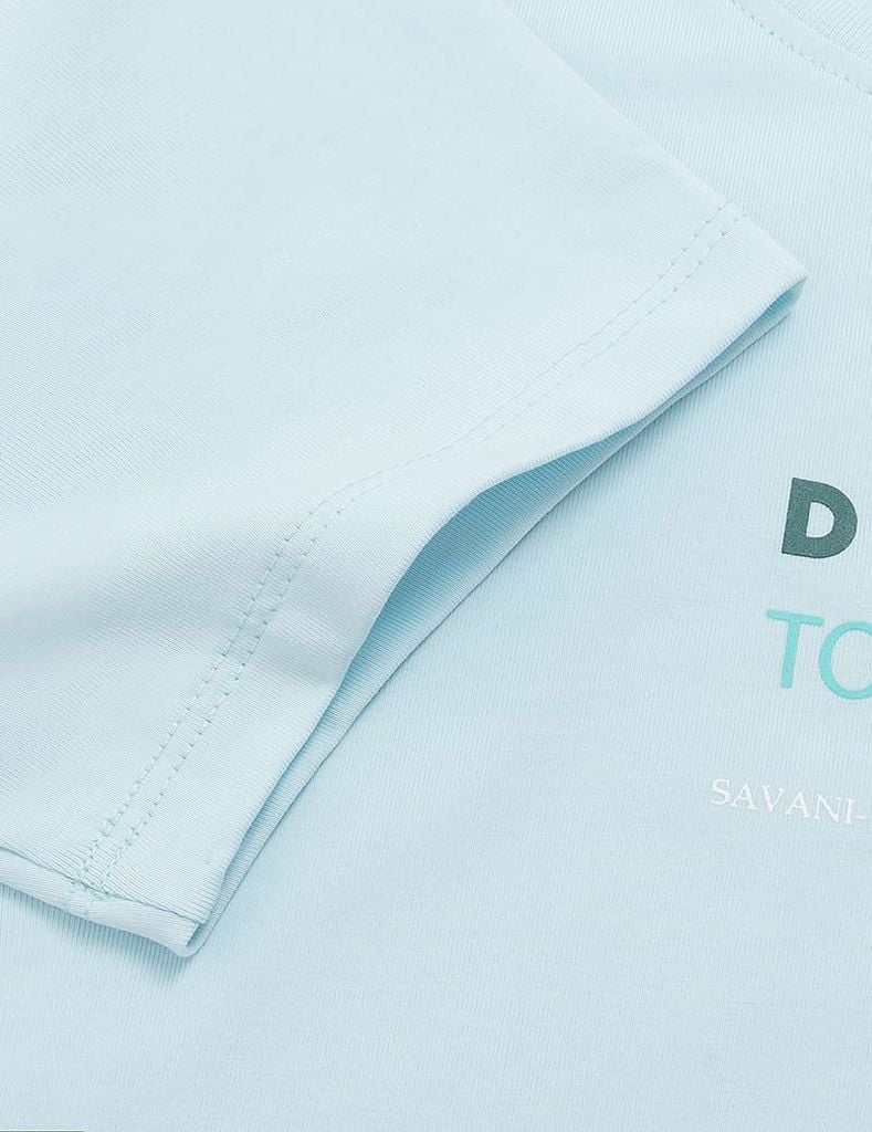 Áo thun ngắn tay cổ tròn gia đình trẻ em KTF006S5