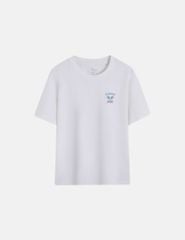 Áo t-shirt ngắn tay trẻ em cổ tròn in trước ngực