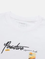 Áo thun dài tay trẻ em cổ tròn hình in trước ngực