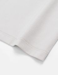 Áo thun dài tay cổ tròn trẻ em thêu logo