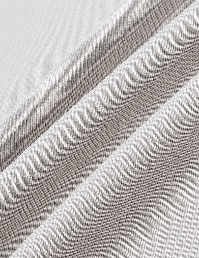 Áo thun dài tay cổ tròn trẻ em thêu logo