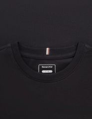 Áo thun dài tay cổ tròn trẻ em thêu logo