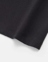 Áo thun dài tay cổ tròn trẻ em thêu logo