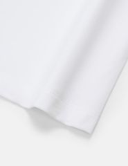 Áo thun dài tay cổ tròn trẻ em thêu logo