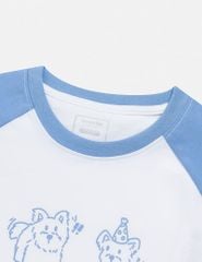 Áo thun ngắn tay cổ tròn trẻ em
