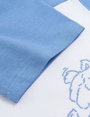 Áo thun ngắn tay cổ tròn trẻ em