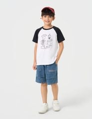 Áo thun ngắn tay cổ tròn trẻ em