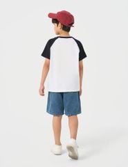 Áo thun ngắn tay cổ tròn trẻ em