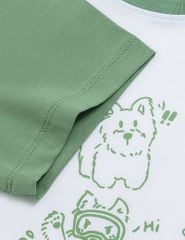 Áo thun ngắn tay cổ tròn trẻ em